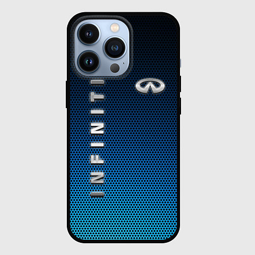 Чехол iPhone 13 Pro INFINITI / 3D-Черный – фото 1