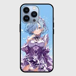 Чехол для iPhone 13 Pro Re:Zero, Рем, цвет: 3D-черный