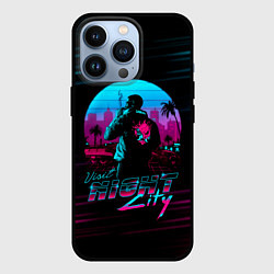 Чехол для iPhone 13 Pro Cyberpunk 2077 NIGHT CITY, цвет: 3D-черный