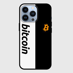 Чехол для iPhone 13 Pro БИТКОИН BITCOIN Z, цвет: 3D-черный