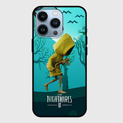 Чехол для iPhone 13 Pro Little Nightmares 2, цвет: 3D-черный