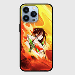 Чехол для iPhone 13 Pro Шаман Кинг Хао Зик, цвет: 3D-черный