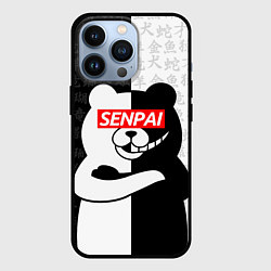 Чехол для iPhone 13 Pro MONOKUMA МОНОКУМА, цвет: 3D-черный