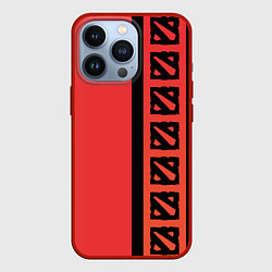 Чехол для iPhone 13 Pro Dota 2, цвет: 3D-красный