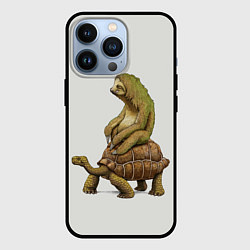 Чехол для iPhone 13 Pro Тише едешь А впрочем, цвет: 3D-черный