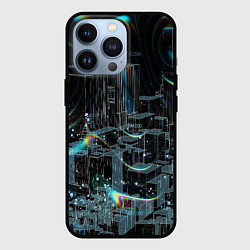 Чехол для iPhone 13 Pro Симуляция, цвет: 3D-черный
