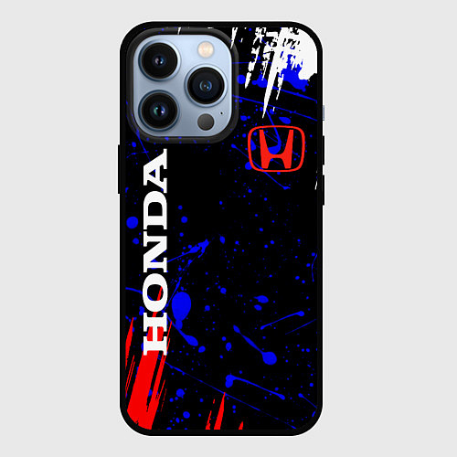 Чехол iPhone 13 Pro HONDA / 3D-Черный – фото 1