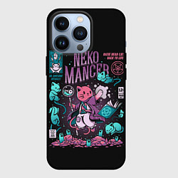 Чехол для iPhone 13 Pro Cat Necromancer, цвет: 3D-черный