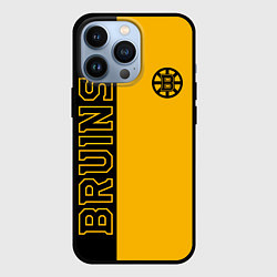 Чехол для iPhone 13 Pro NHL BOSTON BRUINS, цвет: 3D-черный