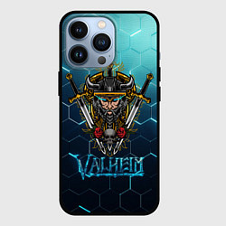 Чехол для iPhone 13 Pro Valheim Neon Samurai, цвет: 3D-черный