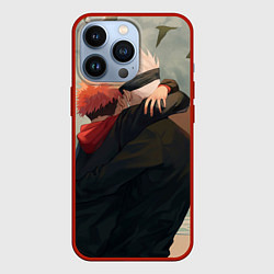 Чехол для iPhone 13 Pro Hug Jujutsu kai, цвет: 3D-красный