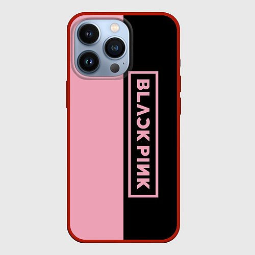Чехол iPhone 13 Pro BLACKPINK / 3D-Красный – фото 1