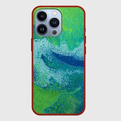 Чехол для iPhone 13 Pro Художественная Тина, цвет: 3D-красный