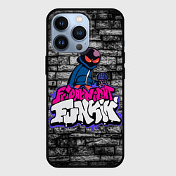 Чехол для iPhone 13 Pro Friday Night Funkin Bomb man B, цвет: 3D-черный