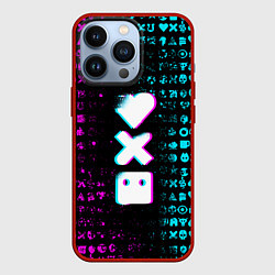 Чехол для iPhone 13 Pro ЛЮБОВЬ СМЕРТЬ И РОБОТЫ, цвет: 3D-красный