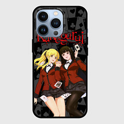 Чехол для iPhone 13 Pro Kakegurui Безумный азарт, цвет: 3D-черный