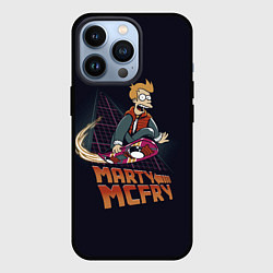 Чехол для iPhone 13 Pro Back to Futurama, цвет: 3D-черный