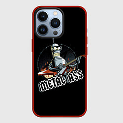 Чехол для iPhone 13 Pro Metal Bender, цвет: 3D-красный