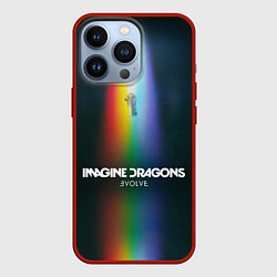 Чехол для iPhone 13 Pro Imagine Dragons: Evolve, цвет: 3D-красный