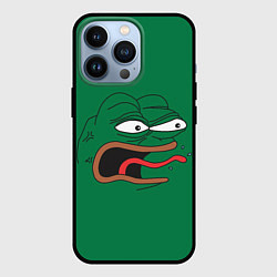 Чехол для iPhone 13 Pro Pepe skin, цвет: 3D-черный