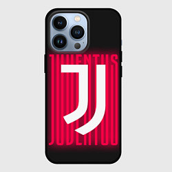 Чехол для iPhone 13 Pro JUVENTUS ЮВЕНТУС НЕОН, цвет: 3D-черный