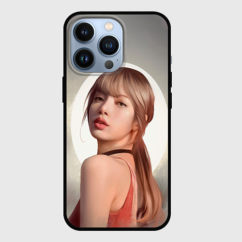 Чехол iPhone 13 Pro Лиса маслом / 3D-Черный – фото 1