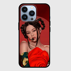 Чехол для iPhone 13 Pro Дженни BLACKPINK, цвет: 3D-черный