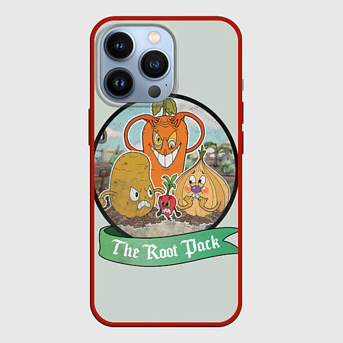Чехол iPhone 13 Pro The Root Pack / 3D-Красный – фото 1