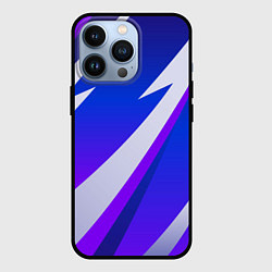 Чехол для iPhone 13 Pro SPORT STYLE BLUE, цвет: 3D-черный