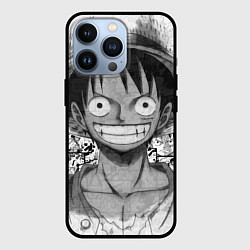 Чехол для iPhone 13 Pro Луфи улыбается one piece, цвет: 3D-черный