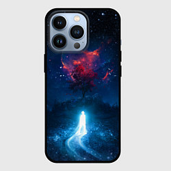 Чехол для iPhone 13 Pro Душа идущая в космос Soul space Z, цвет: 3D-черный