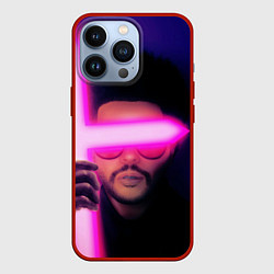 Чехол для iPhone 13 Pro The Weeknd - Blinding Lights, цвет: 3D-красный