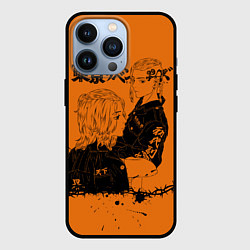 Чехол для iPhone 13 Pro Токийские мстители ораньжевый, цвет: 3D-черный