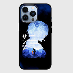 Чехол для iPhone 13 Pro Винсмок Санджи One Piece, цвет: 3D-черный