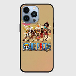Чехол для iPhone 13 Pro Пираты Соломенной Шляпы One Piece, цвет: 3D-черный