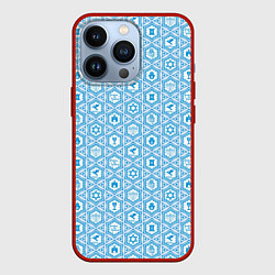Чехол для iPhone 13 Pro Израиль, цвет: 3D-красный
