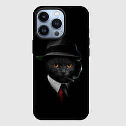 Чехол для iPhone 13 Pro НУАРНЫЙ КОТ, цвет: 3D-черный