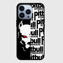 Чехол для iPhone 13 Pro PITBULL SYNDICATE ПИТБУДЬ, цвет: 3D-черный