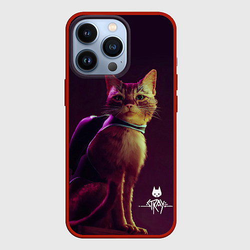 Чехол iPhone 13 Pro Stray Game / 3D-Красный – фото 1