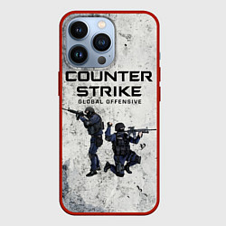 Чехол для iPhone 13 Pro COUNTER TERRORIST CS GO Z, цвет: 3D-красный