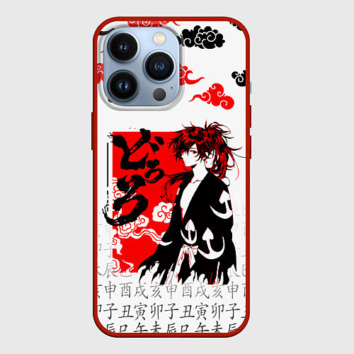 Чехол iPhone 13 Pro ДОРОРО DORORO ХЯККИМАРУ / 3D-Красный – фото 1