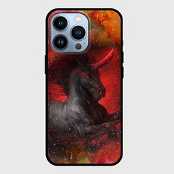 Чехол для iPhone 13 Pro Единорог Unicorn Z, цвет: 3D-черный