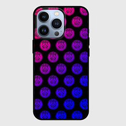 Чехол для iPhone 13 Pro ПСЖ Неон, цвет: 3D-черный