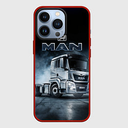 Чехол для iPhone 13 Pro Man фура, цвет: 3D-красный