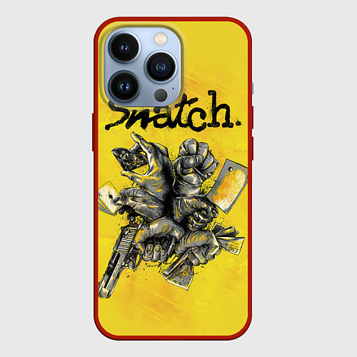 Чехол iPhone 13 Pro Snatch: Art / 3D-Красный – фото 1