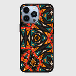 Чехол для iPhone 13 Pro Абстрактный арабский узор, цвет: 3D-черный