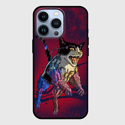 Чехол для iPhone 13 Pro CYBERCAT КИБЕРКОТ Z, цвет: 3D-черный