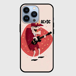 Чехол для iPhone 13 Pro Ангус Янг ACDC, цвет: 3D-черный