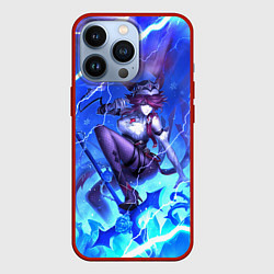 Чехол для iPhone 13 Pro Rosaria Genshin Impact Z, цвет: 3D-красный