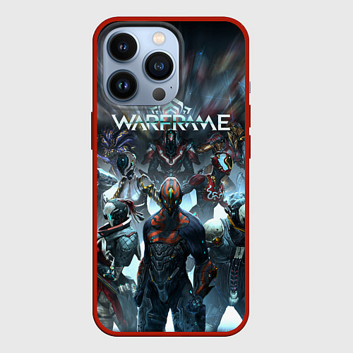 Чехол iPhone 13 Pro WARFRAME ВАРФРЕЙМ Z / 3D-Красный – фото 1
